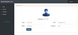 User Management System Edit Profile