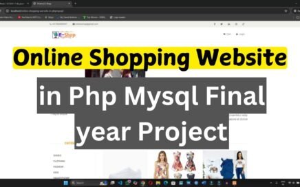 Complete E-Commerce Website in PHP & MySQL - Final Year Project