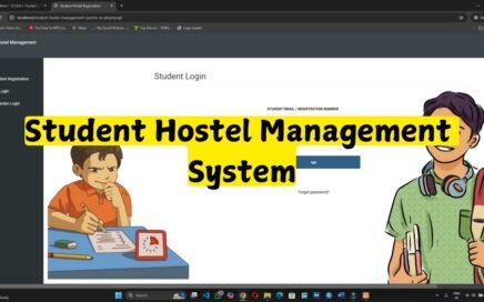 Online Hostel Management System Project in PHP & MySQL V2