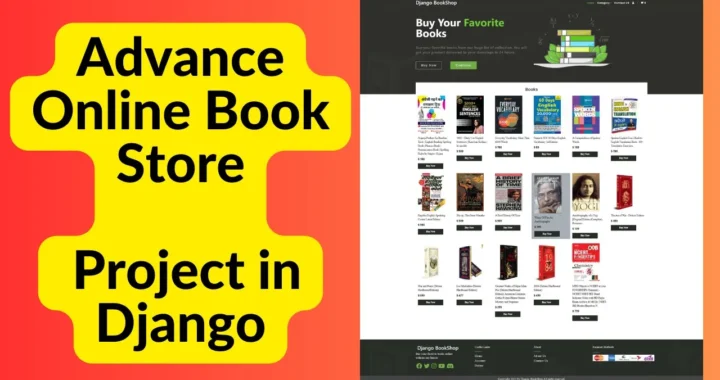 Advance Online Book Store Project in Django Python