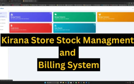 Kiran Store Management System PHP & MySQL