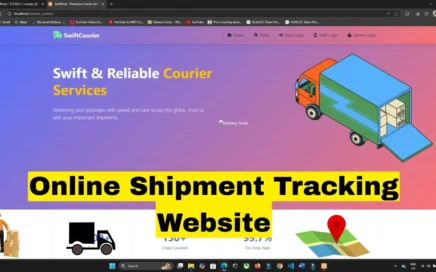 Courier Management System in PHP & MySQL
