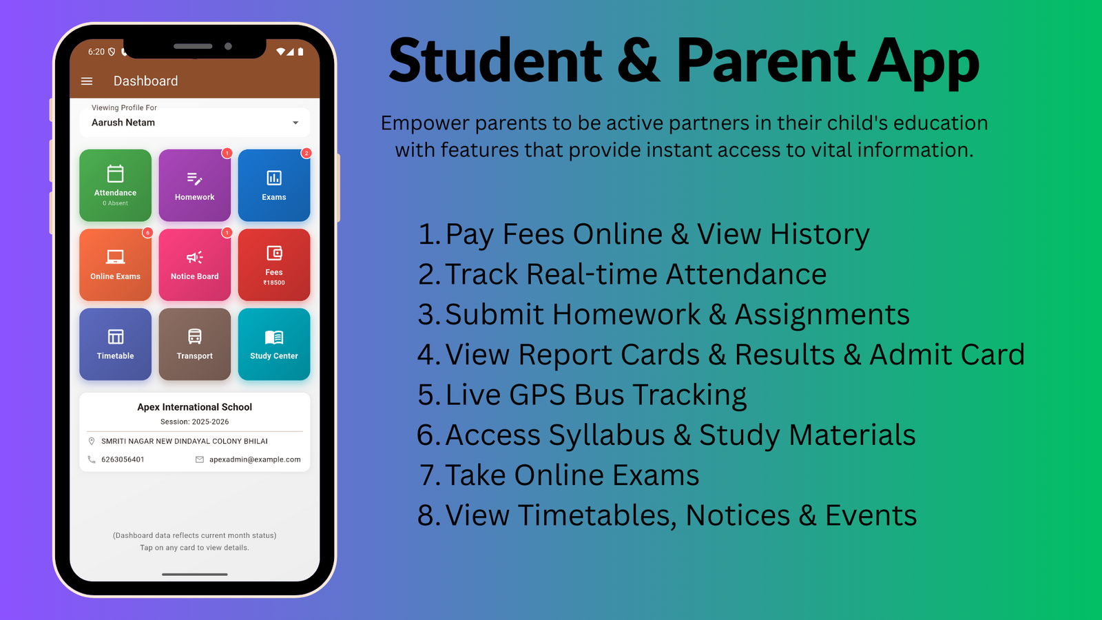 Student & Parent App