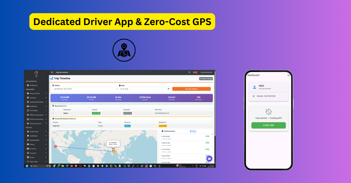 ProjectWorlds Multi School ERP SAAS Script + Mobile App V2.0 + Live Bus Tracking